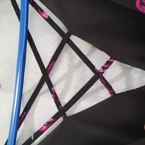 Torrid black and purple blouse - Picture 2 of 8